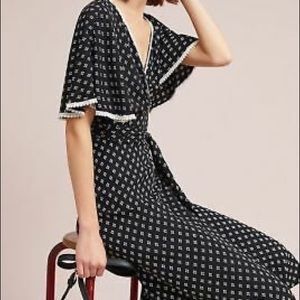 Beach Gold Wrap Dress